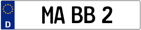 Truck License Plate
